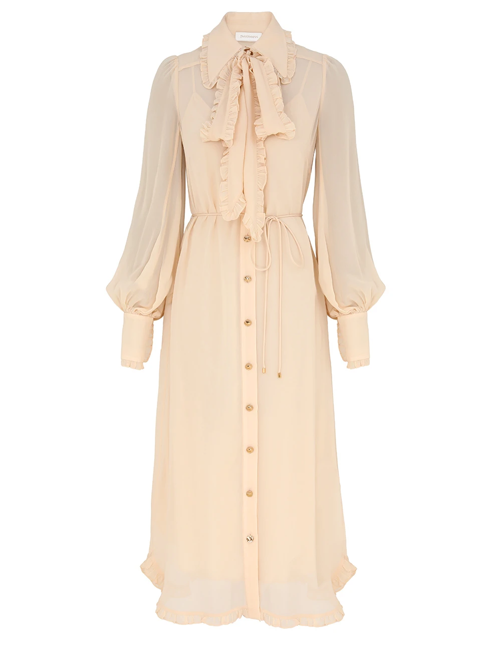 Zimmermann Ruffle Midi Dress Zimmermann dress