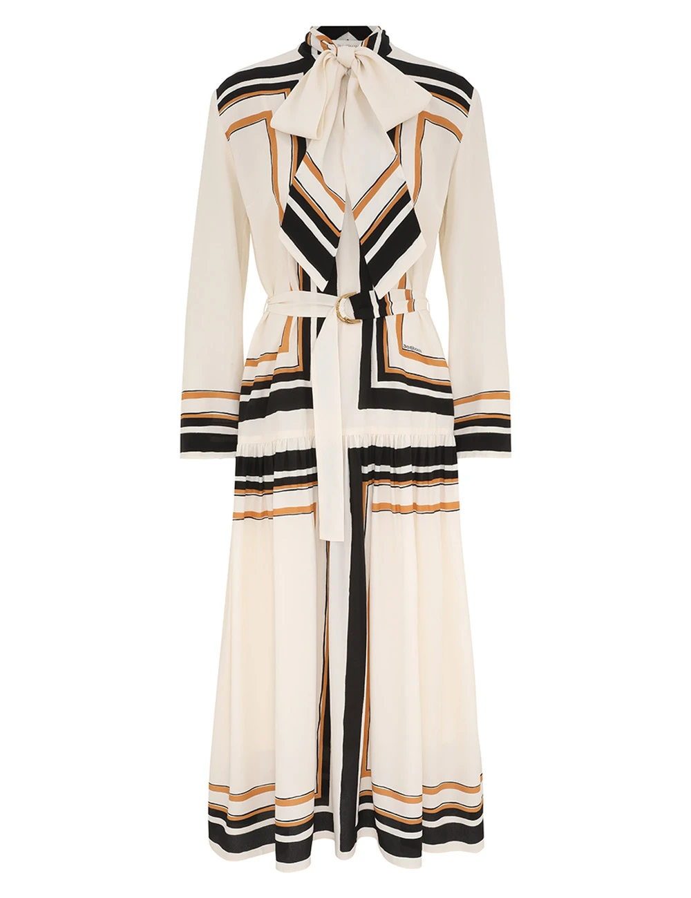 Zimmermann Tie Neck Midi Dress Zimmermann dress