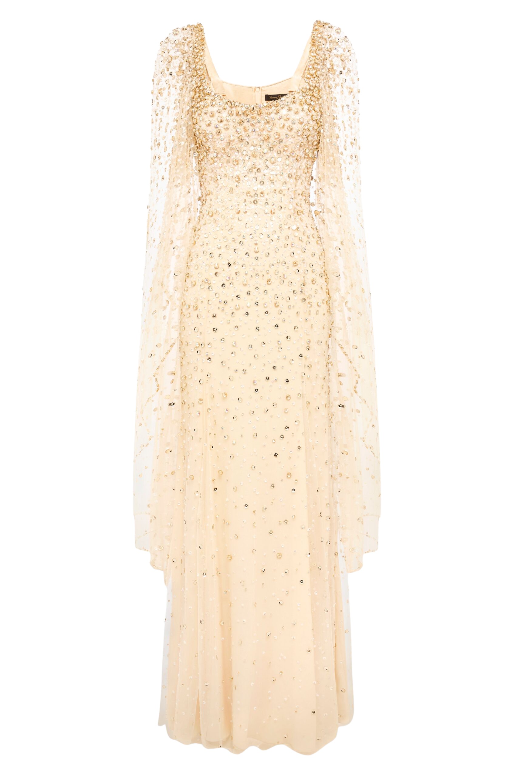 Jenny Packham Angel Wing Yellow Gown