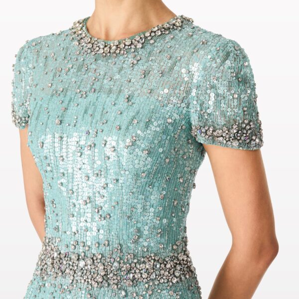 Jenny Packham Celeste Blue Gown, view 4