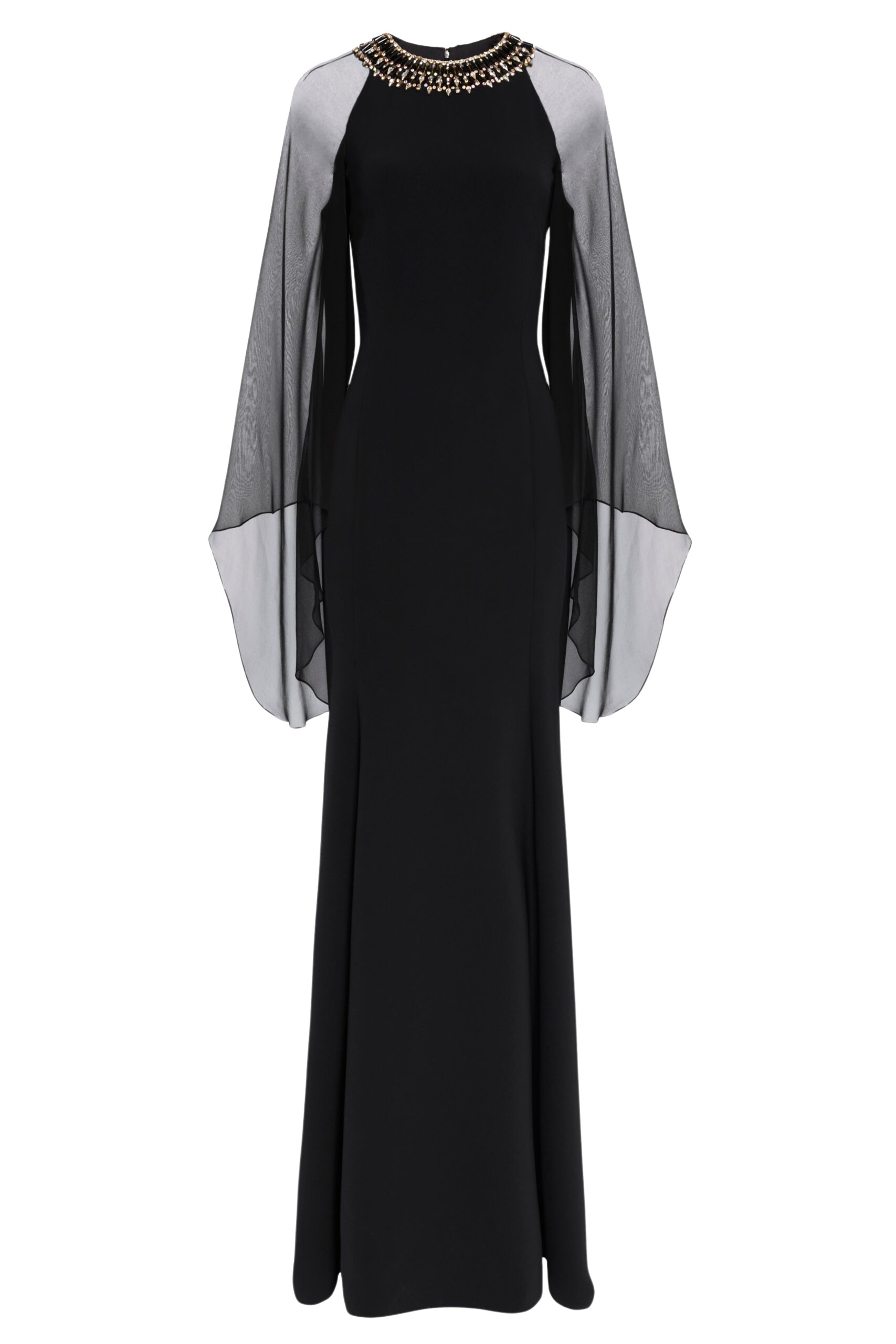 Jenny Packham Charma Black Gown