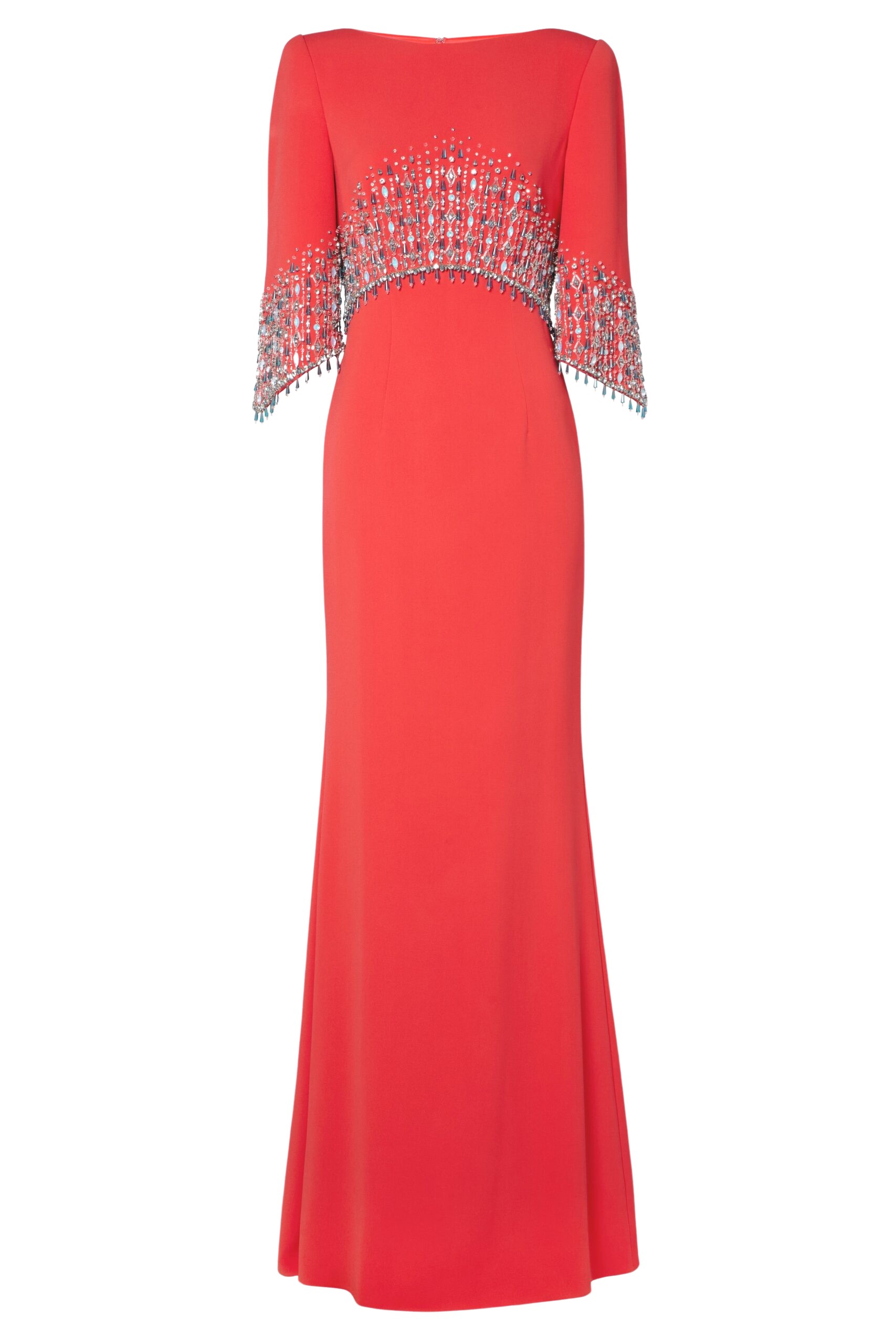 Jenny Packham Electra Red Gown