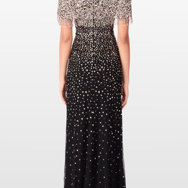 Jenny Packham Esna Black Gown, view 3
