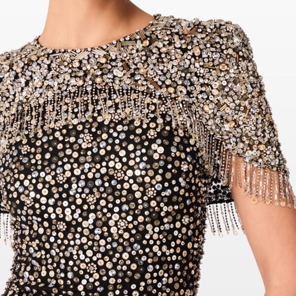 Jenny Packham Esna Black Gown, view 4