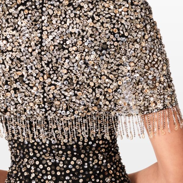 Jenny Packham Esna Black Gown, view 5