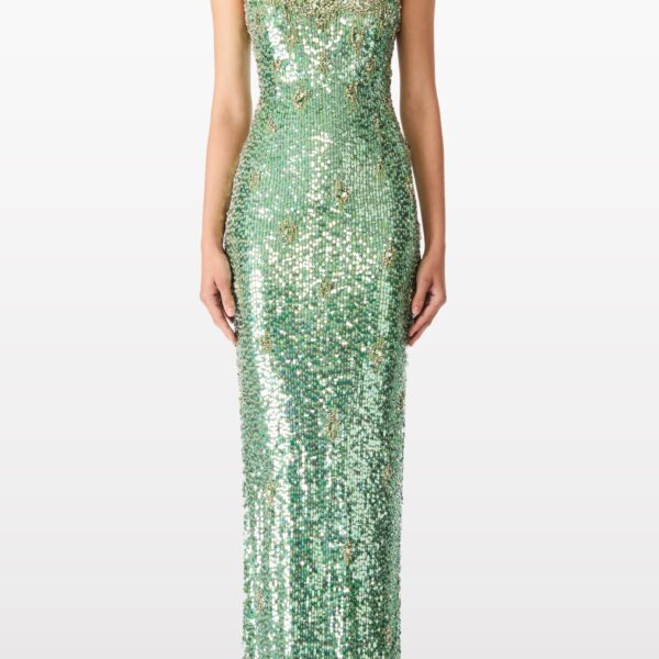 Jenny Packham Ezra Green Gown, view 2