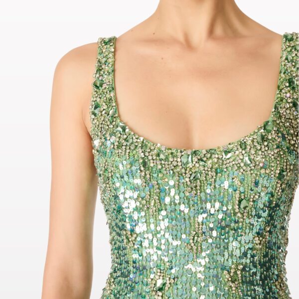 Jenny Packham Ezra Green Gown, view 4