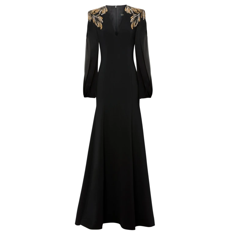 Jenny Packham black gown