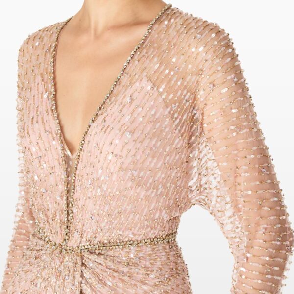 Jenny Packham Nina Pink Gown, view 4