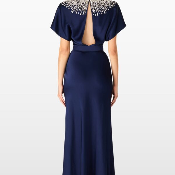 Jenny Packham Palladium Blue Gown, view 3