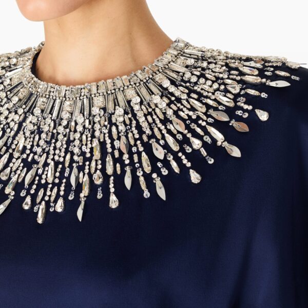 Jenny Packham Palladium Blue Gown, view 4