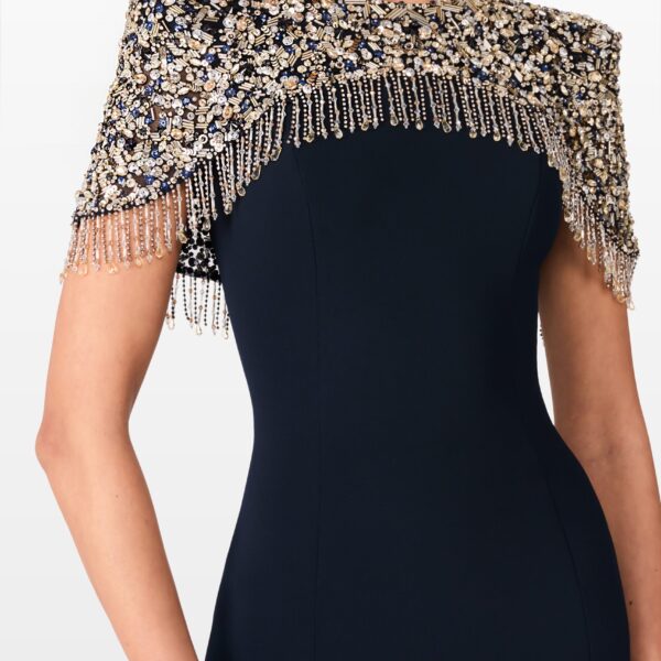 Jenny Packham Rana Blue Gown, view 4