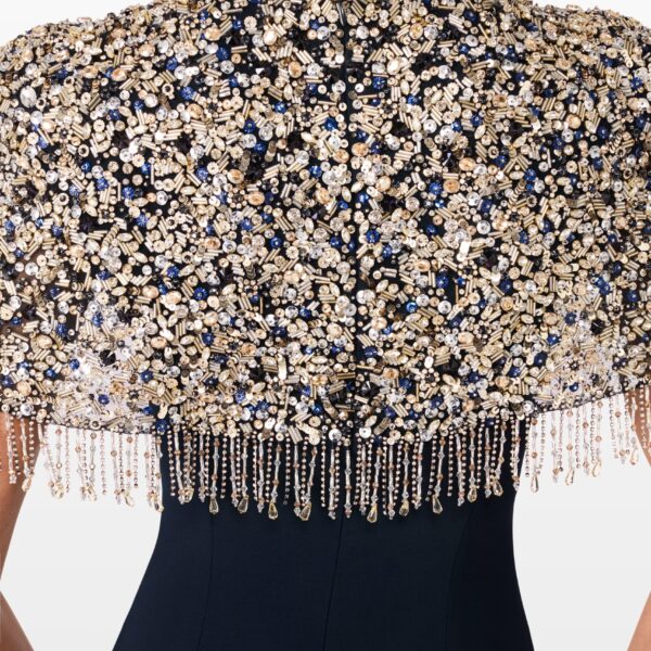 Jenny Packham Rana Blue Gown, view 5