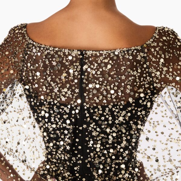 Jenny Packham Roman Black Gown, view 5