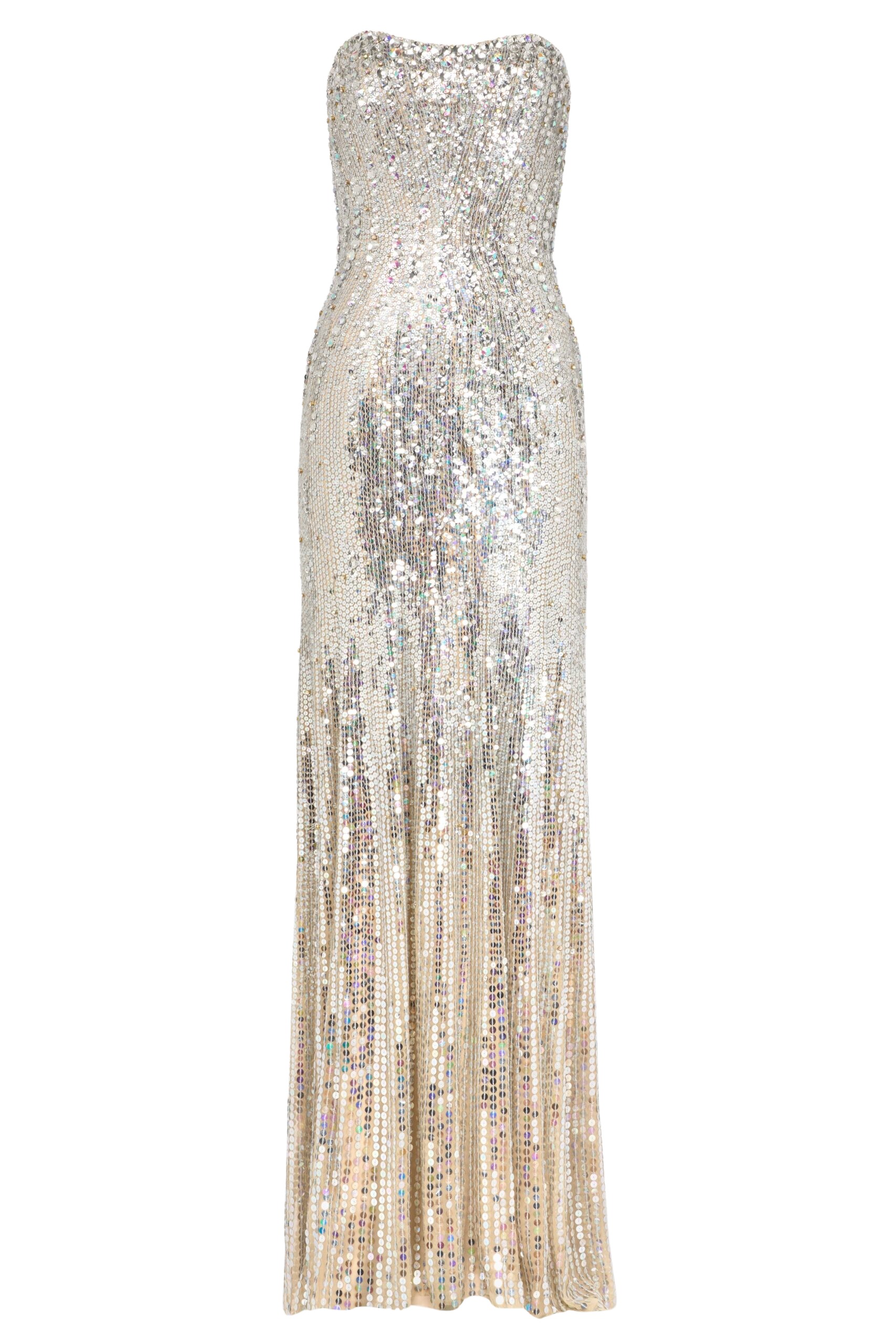 Jenny Packham Sarai Silver Gown