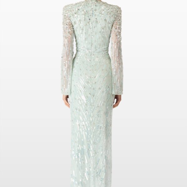 Jenny Packham Tana Blue Gown, view 3