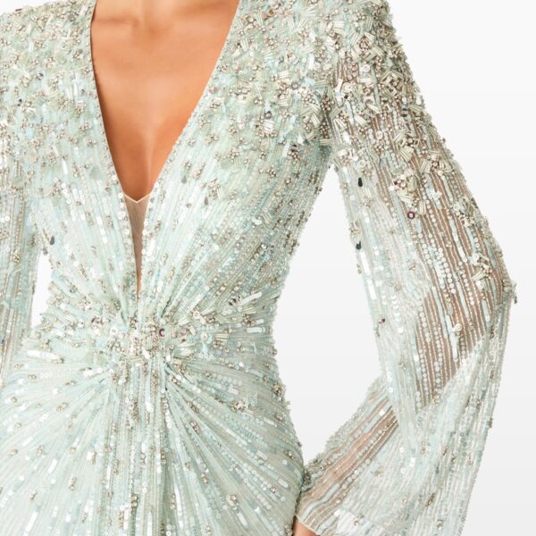 Jenny Packham Tana Blue Gown, view 4