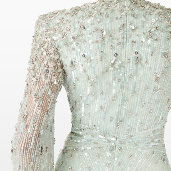 Jenny Packham Tana Blue Gown, view 5