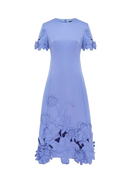 Leo-Lin-Caroline66751_nobg Leo Lin purple one-shoulder gown – floor-length crepe cady dress with fitted silhouette and minimalist design.