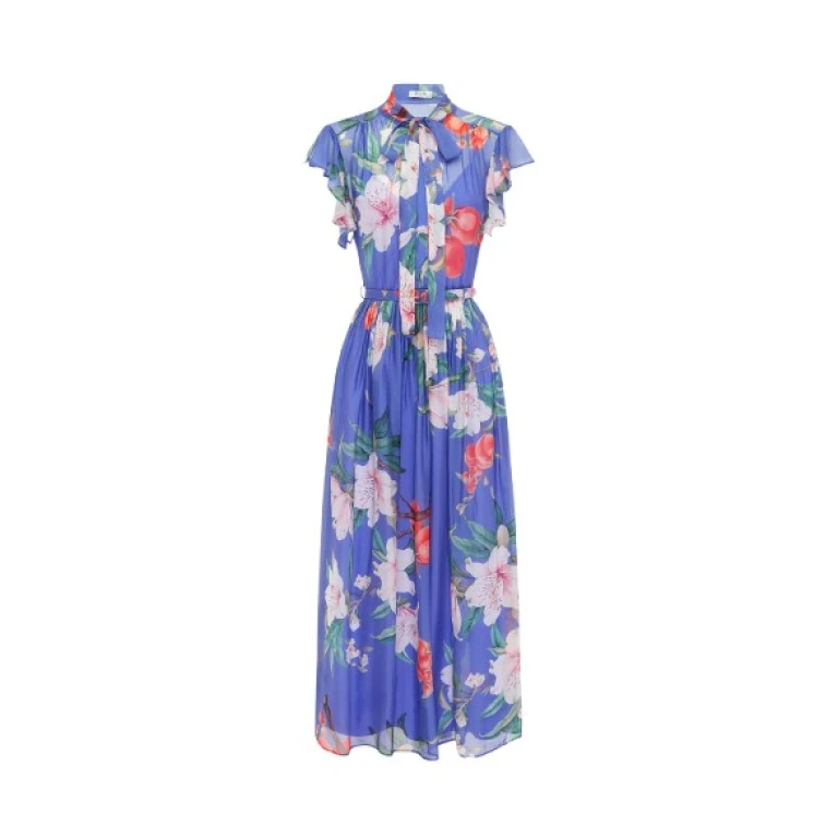 Leo Lin purple asymmetrical dress – sleeveless midi dress with layered ruffles and structured silhouette.