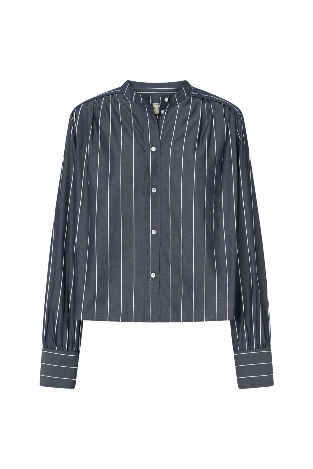 Oroton-Fine-Stripe-Blouse66614_nobg Oroton Tops luxury Clothing from Luxury Handbags Marketplace