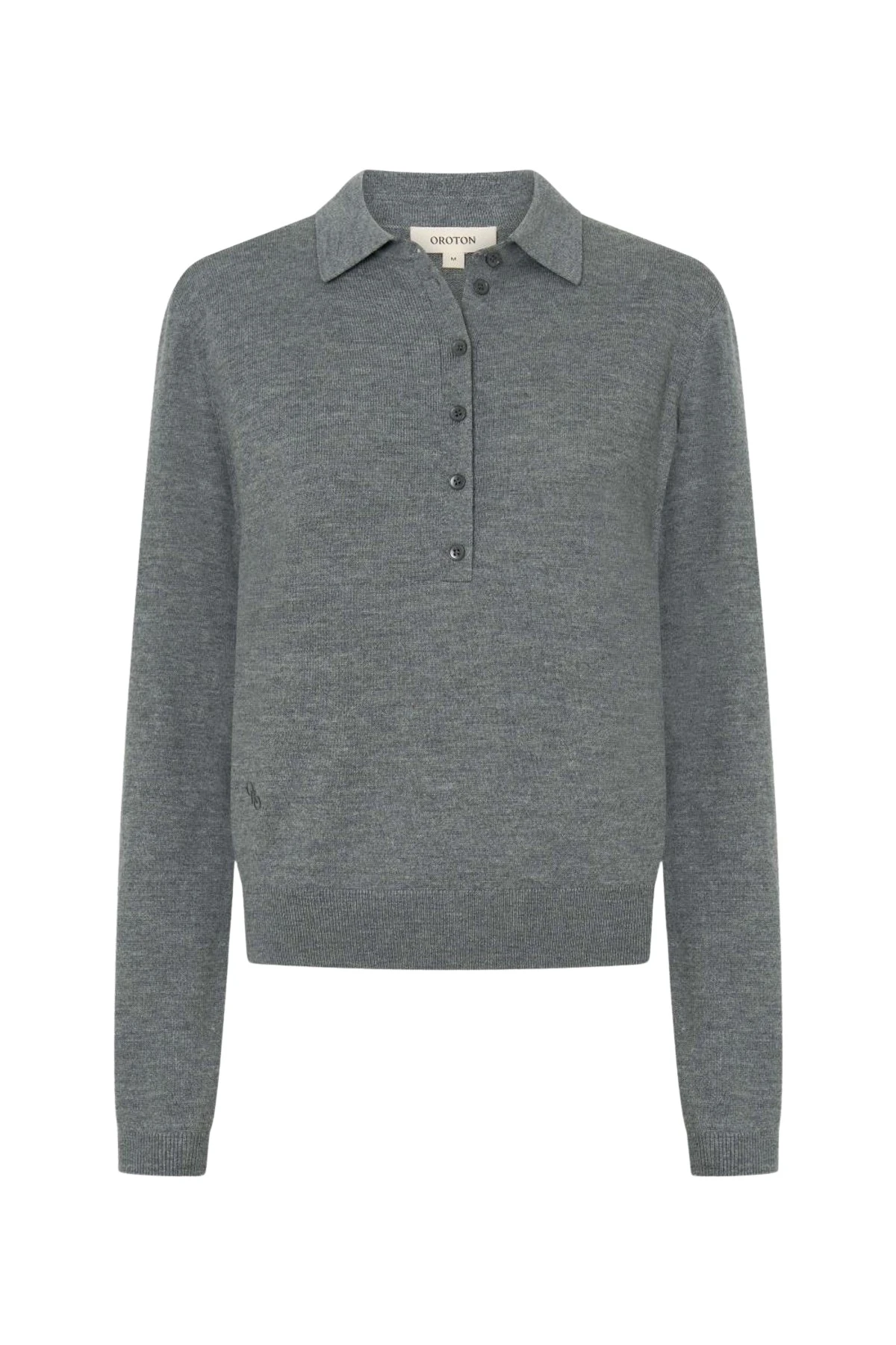Oroton-Flora-Fine-Knit-Polo57867_nobg Oroton Knitwear luxury Clothing from Luxury Handbags Marketplace