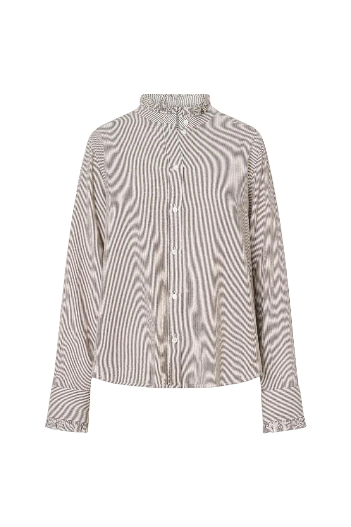 Oroton-Mini-Ticking-Stripe-Blouse45443_nobg Oroton Tops luxury Clothing from Luxury Handbags Marketplace