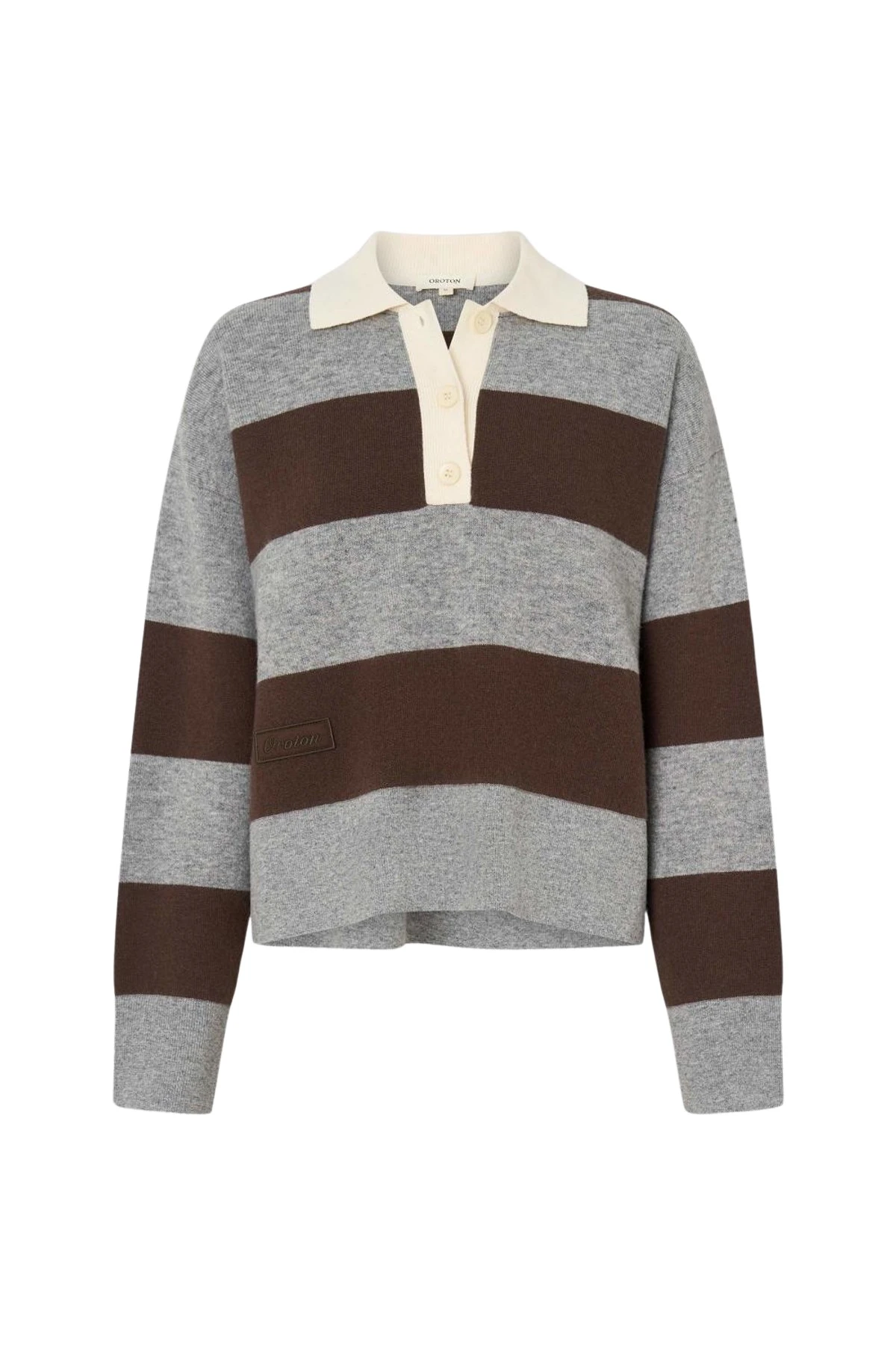 Oroton-Stripe-Rugby-Knit34494_nobg Oroton Knitwear luxury Clothing from Luxury Handbags Marketplace