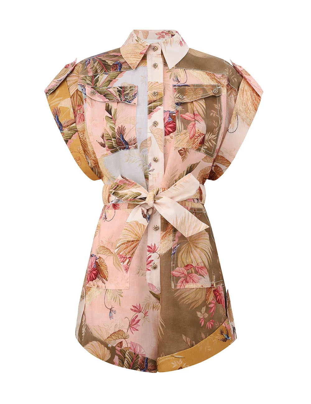 Zimmermann Ascension Cuffed Playsuit Zimmermann dress