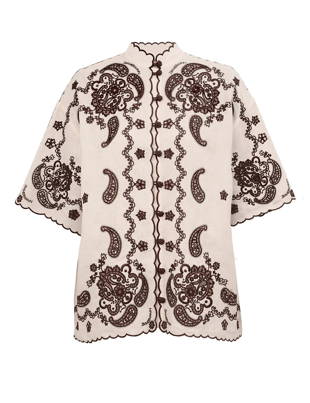 Zimmermann Ascension Embroidered Shirt Zimmermann dress
