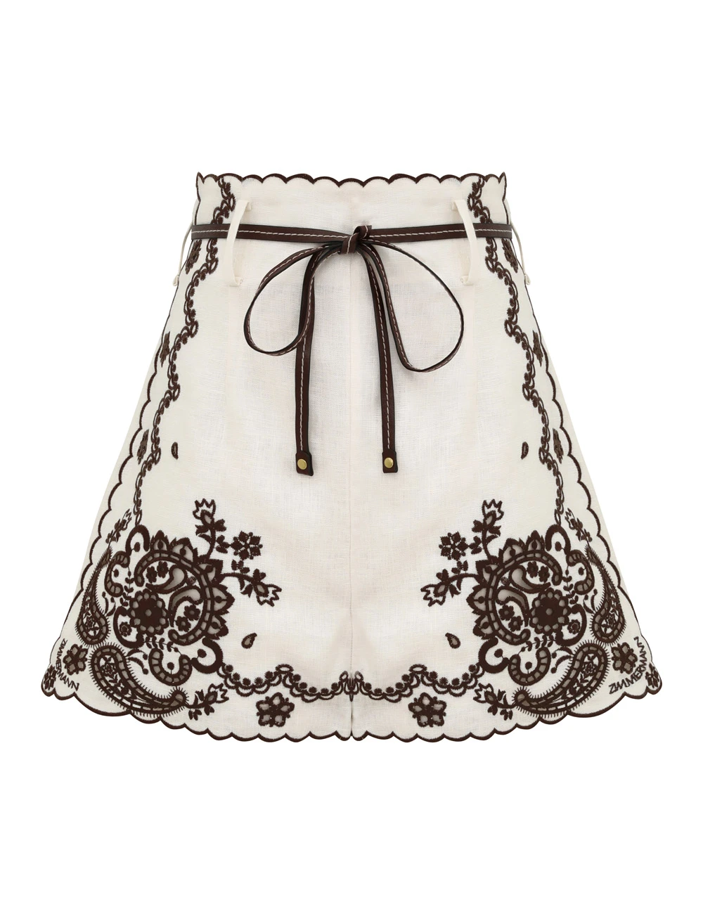 Zimmermann Ascension Embroidered Short Zimmermann dress