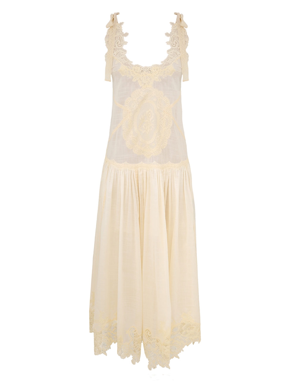 Zimmermann Cascadian Lace Midi Dress