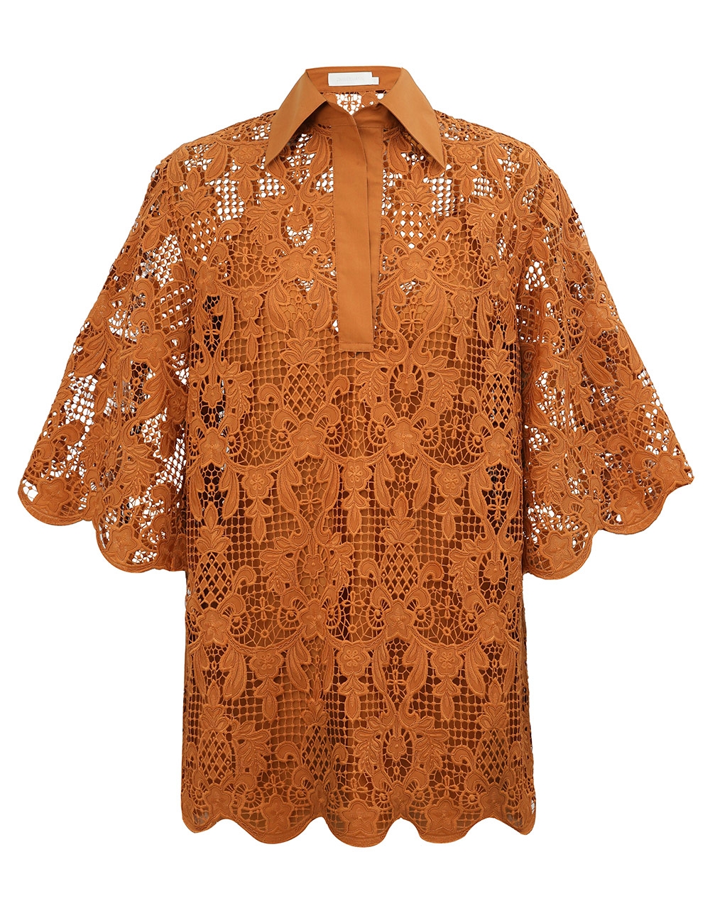 Zimmermann Coco Lace Tunic Top