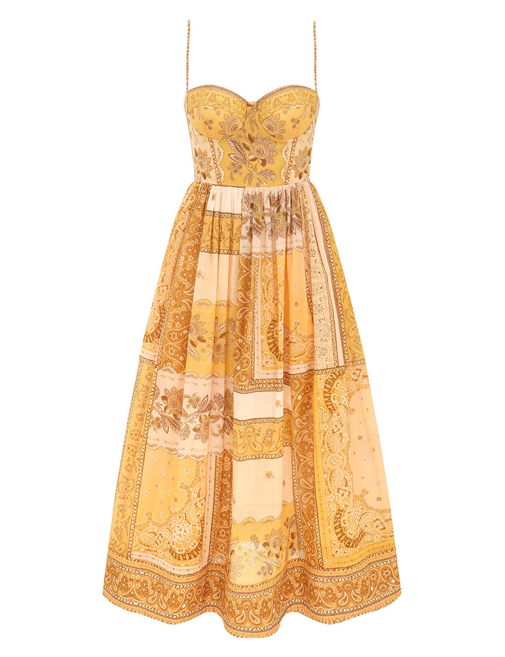 Zimmermann Lucky Corset Midi Dress