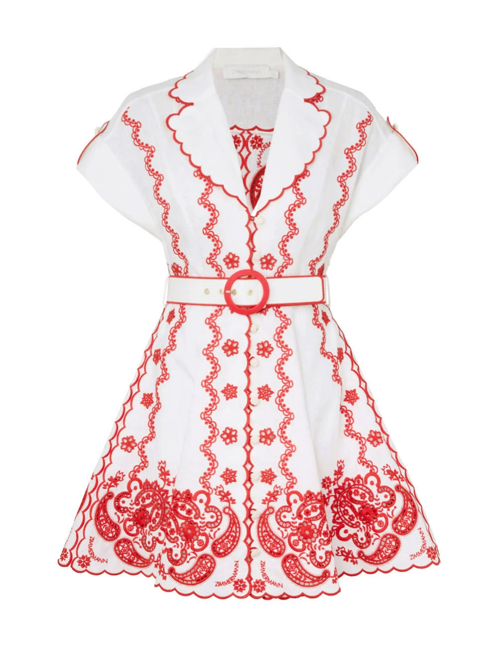 Zimmermann Lucky Embroidered Mini Dress Zimmermann dress