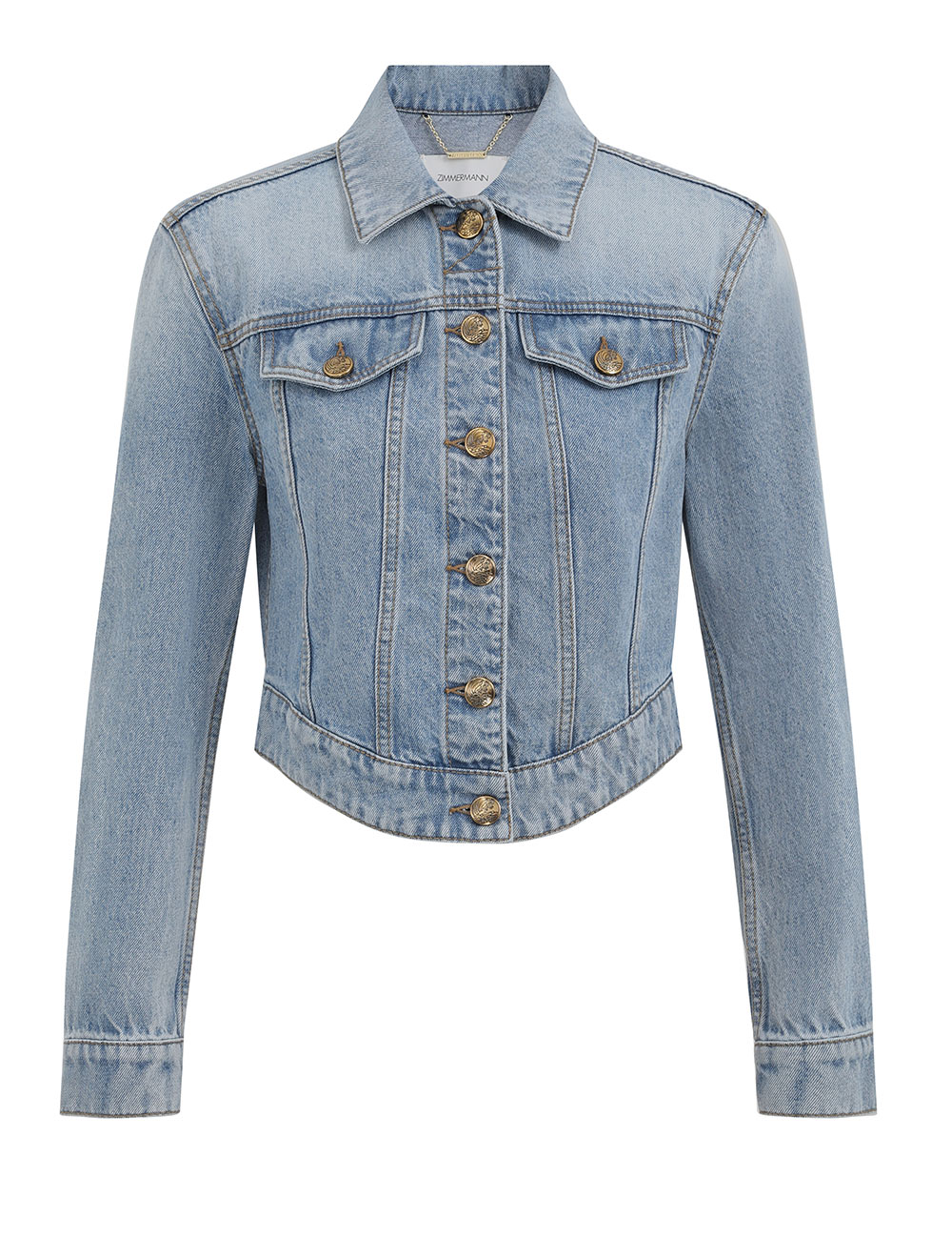 Zimmermann Lucky Fitted Denim Jacket