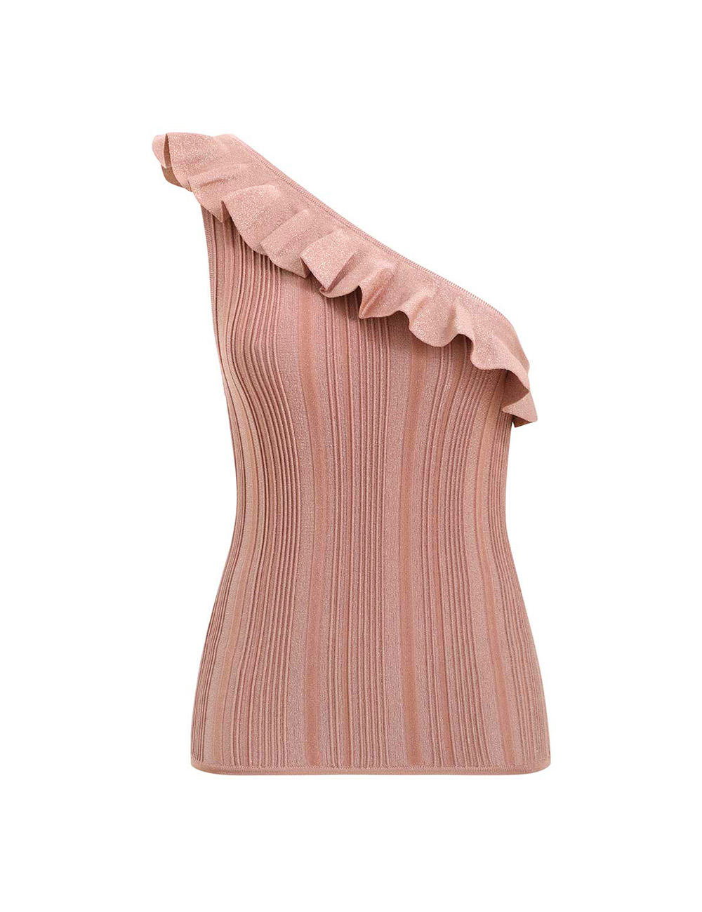 Zimmermann Lucky Metallic Frill Tank Top