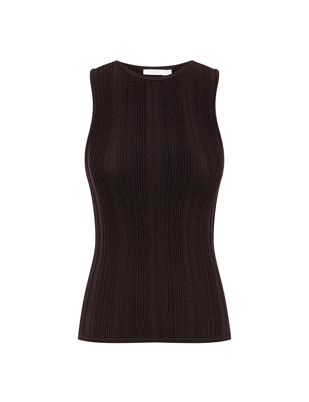 Zimmermann Lucky Metallic Racer Tank Top
