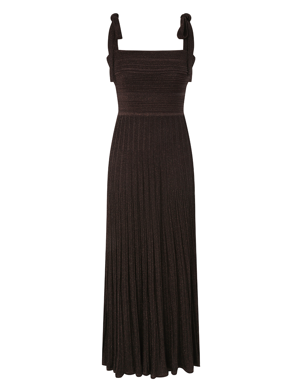 Zimmermann Lucky Metallic Tie Dress