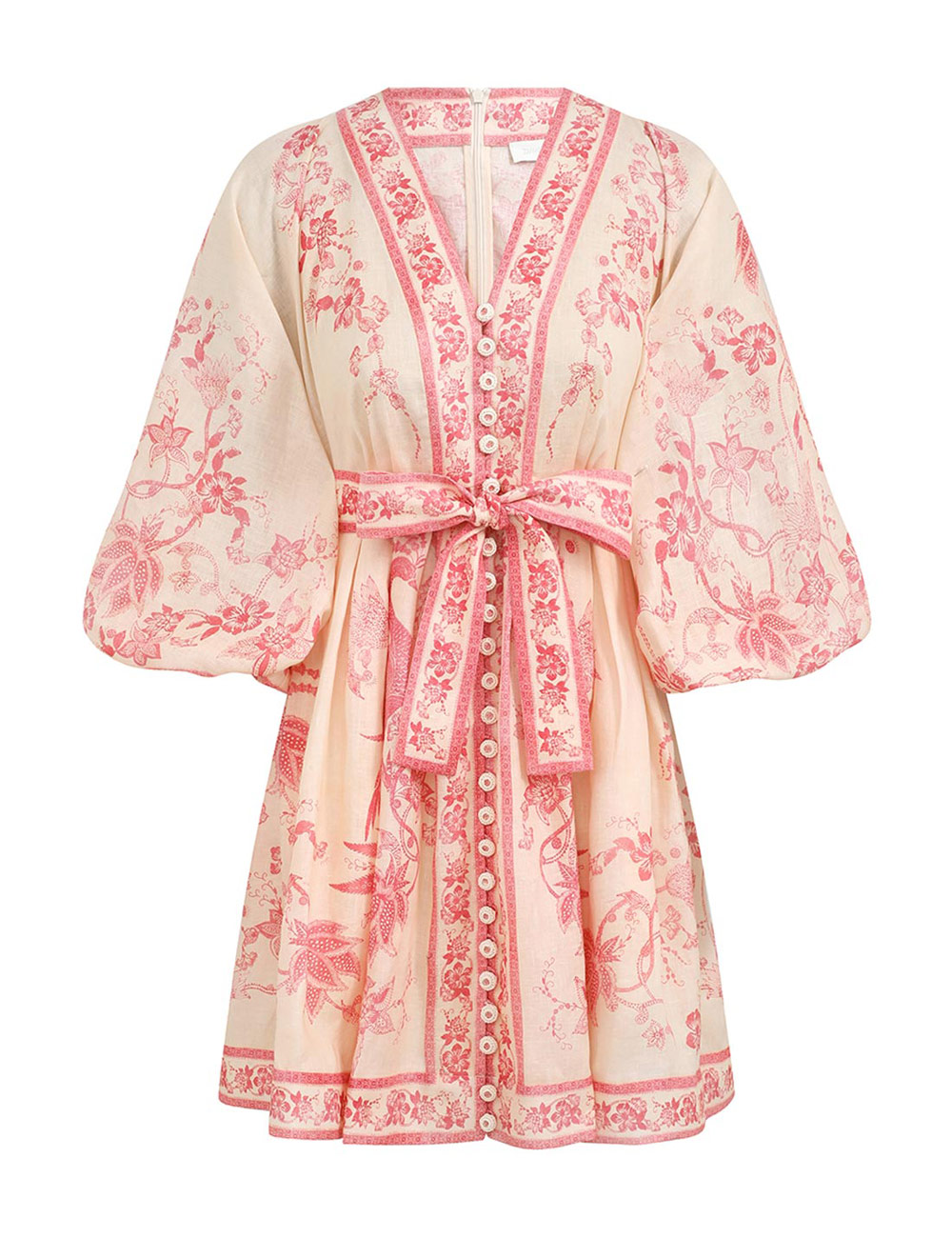 Zimmermann Lucky Plunge Mini Dress