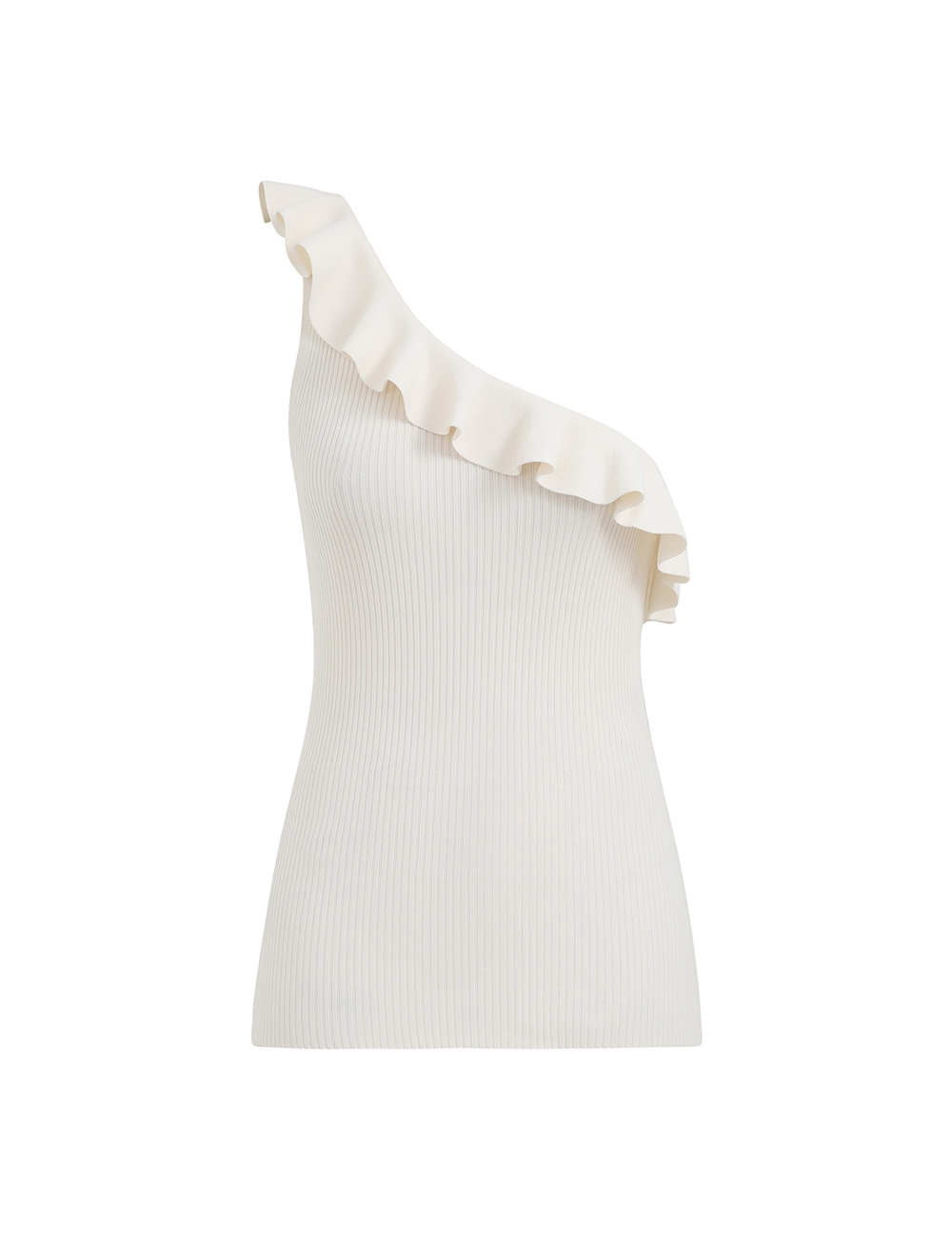 Zimmermann Rhiannon Frill Asymmetric Tank Top
