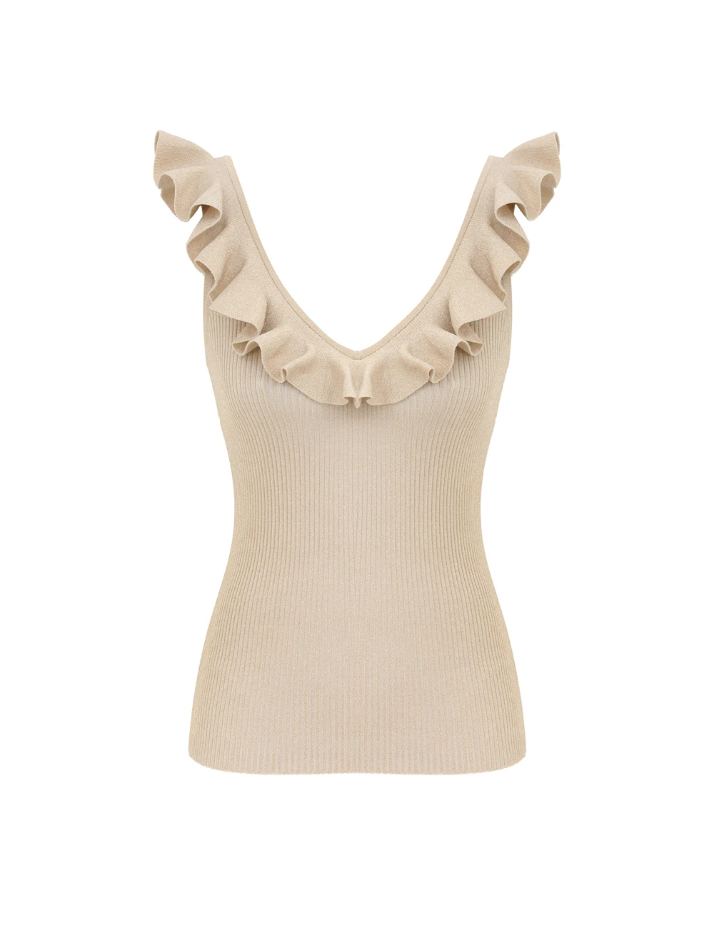 Zimmermann Rhiannon Frill V-Neck Top Zimmermann dress