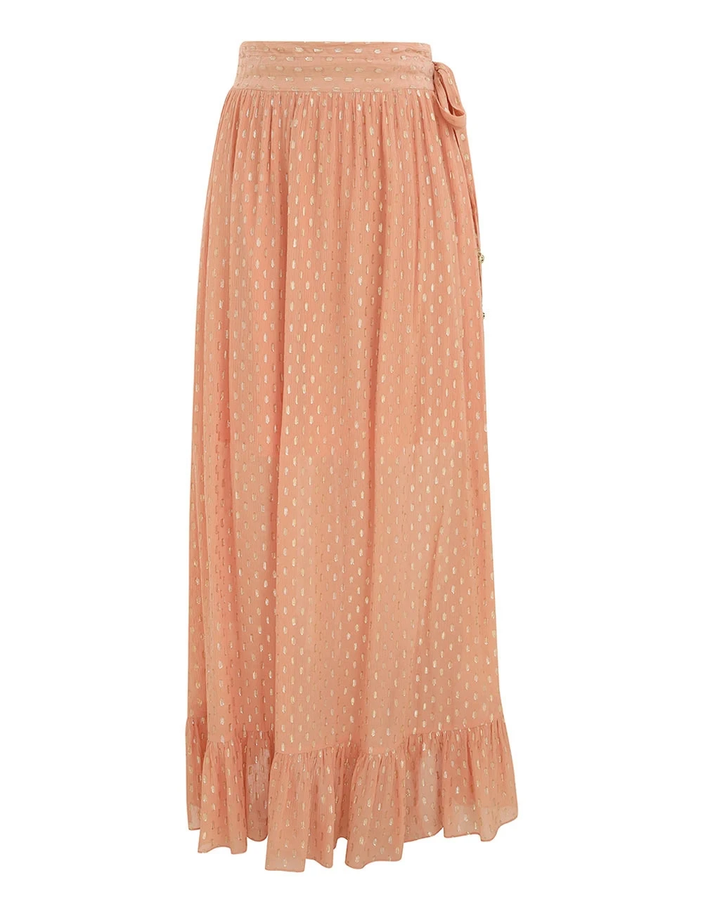 Zimmermann Rhiannon Metallic Frill Skirt Zimmermann dress