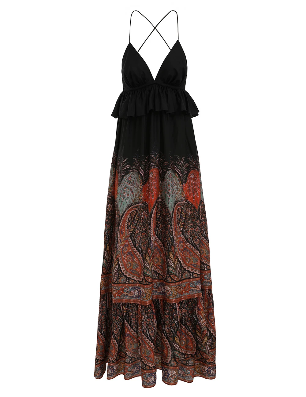 Zimmermann Rhiannon Ruffle Maxi Dress Zimmermann dress