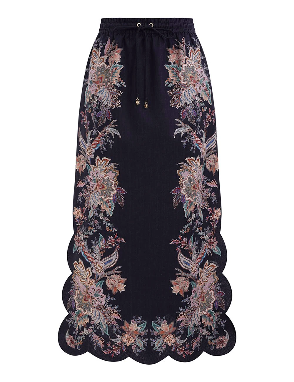 Zimmermann Rhiannon Scallop Midi Skirt Zimmermann dress