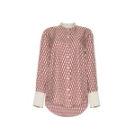 Model image front – farrow top
