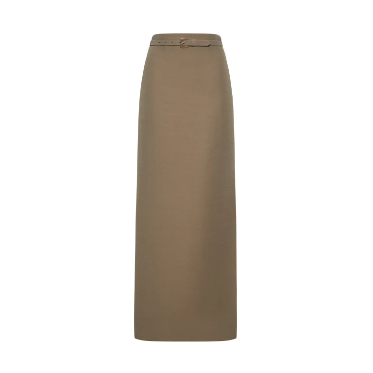 Model facing front wearing Leto Skirt