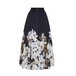 Adam Lippes Lovisa skirt Image of model facing front in the Lovisa Skirt