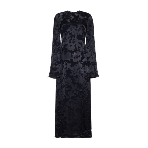 Model facing front - The Sylvia Dress in Black