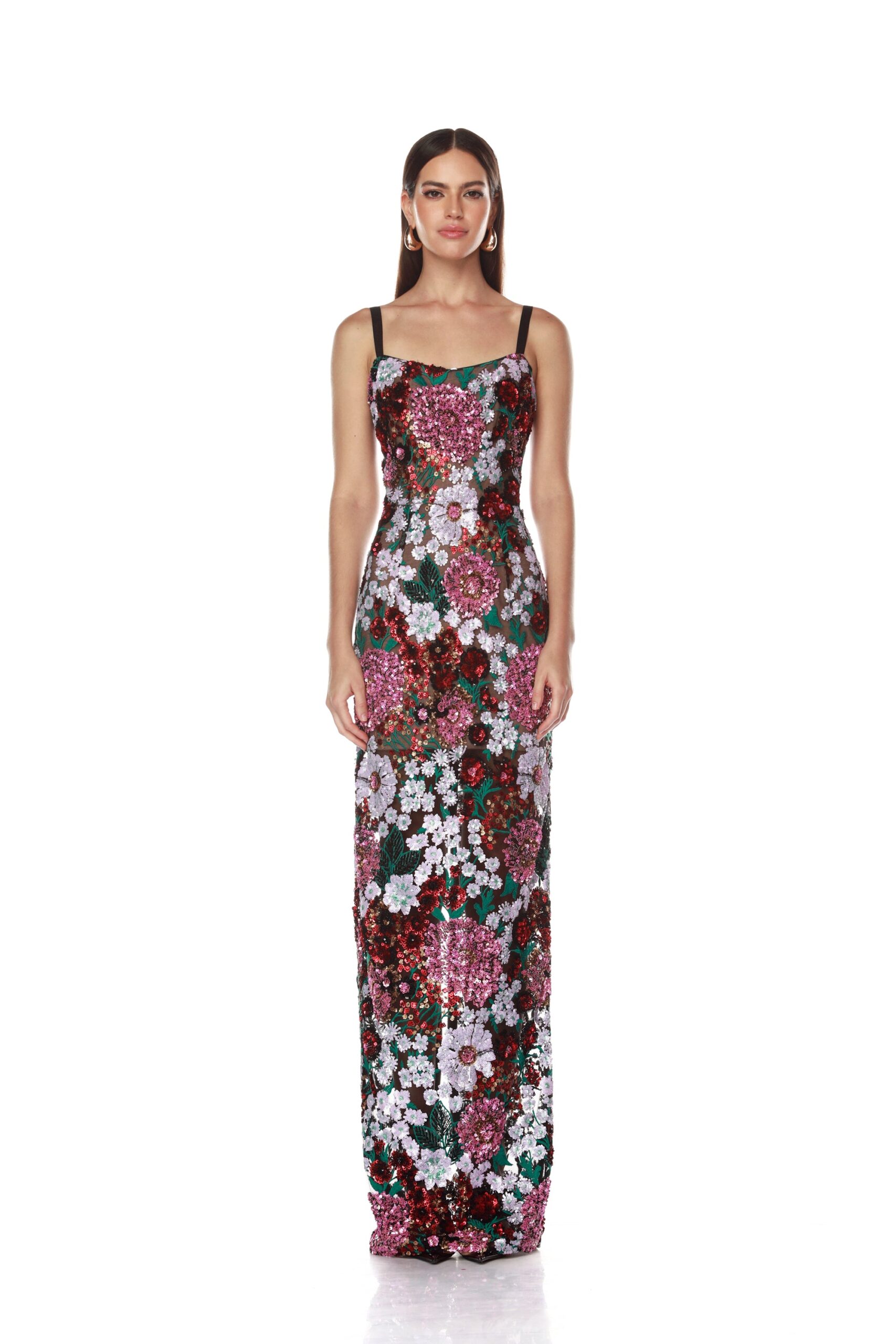 Bronx and Banco Dahlia Pink Multi Maxi Dress Bronx and Banco Pink Dahlia Pink Multi Maxi Dress a harmonious blend of structured elegance and timeless sophistication